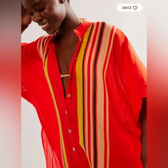 11-Free People Vacation Mode Kaftan - Picture 3 of 5